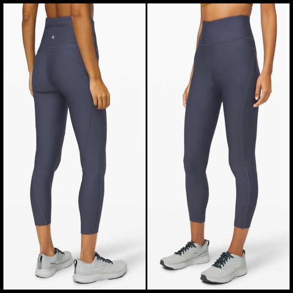 lululemon athletica Pants - EUC Lululemon Flurry Up Super High Rise Tight in Stone Blue